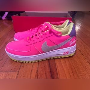 These are Barbie shoes! bright pink size 9! New!